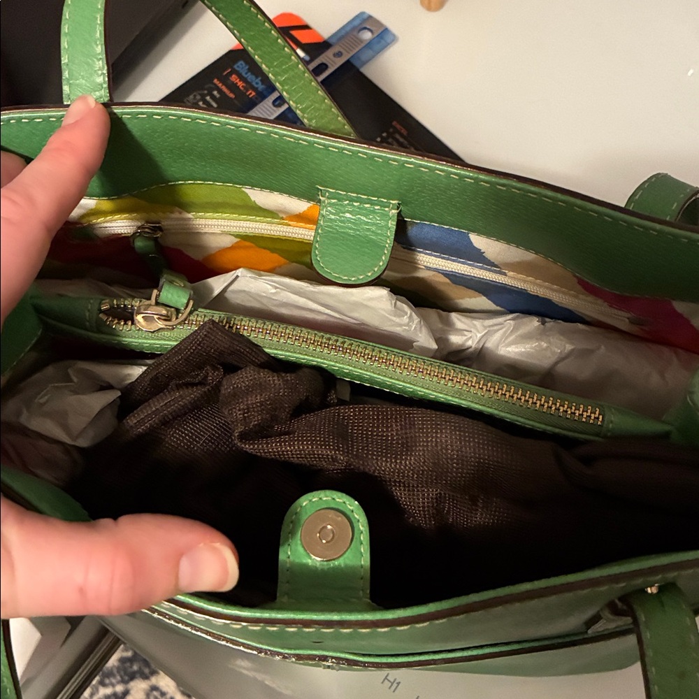 Kate Spade Vibrant Green Tote - Picture 3 of 3